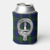 Clan MacKay Crest & Tartan Blikjeskoeler (Blikje Achterkant)