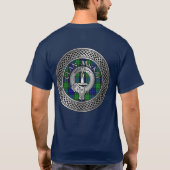 Clan MacKay Crest & Tartan Knot T-Shirt (Achterkant)