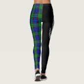 Clan MacKay Crest & Tartan Leggings (Achterkant)
