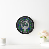Clan MacKay Crest & Tartan Ronde Klok (Huis)