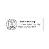 Clan MacKay Crest Zelfinktende Stempel (Design)