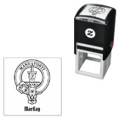 Clan MacKay Crest Zelfinktende Stempel (In situ)