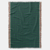 Clan MacKay Groen en Blauw Schots Tartan Deken (Voorkant Verticaal)