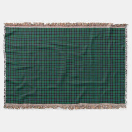 Clan MacKay Groen en Blauw Schots Tartan Deken