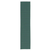 Clan MacKay Groen en Blauw Schots Tartan Korte Tafelloper (Voorkant)