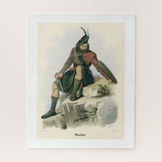 Clan MacKay Legpuzzel (Verticaal)