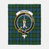 Clan MacKay Modern Tartan Pset Fleece Deken (Voorkant)