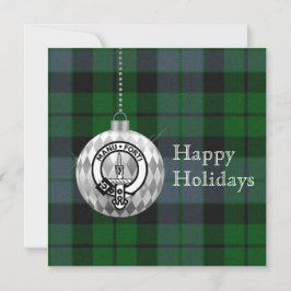 Clan Mackay Ornament - Gepersonaliseerde Vaste Vak Feestdagenkaart