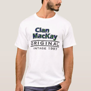 Clan MacKay  past uw geboortejaar aan T-shirt