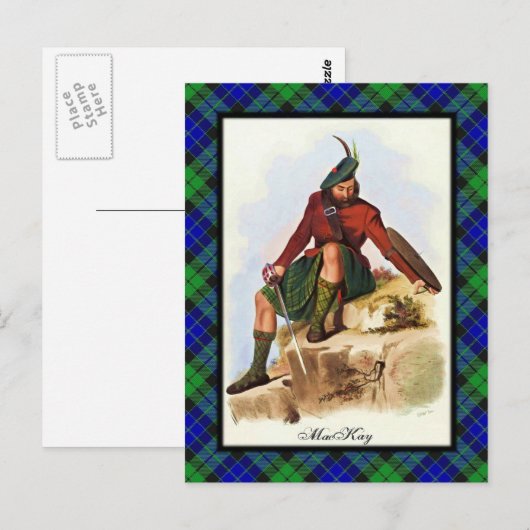 Clan MacKay Scottish Dreams Briefkaart (Voorkant / Achterkant)