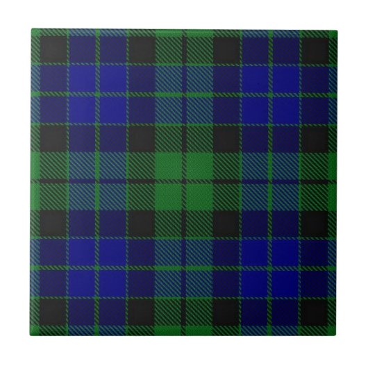 Clan MacKay Scottish Expressions Tartan Tegeltje (Voorkant)