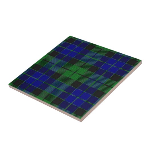 Clan MacKay Scottish Expressions Tartan Tegeltje (Zijkant)