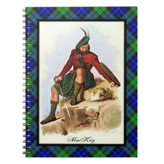 Clan MacKay Scottish Highland Dreams Notitieboek (Voorkant)