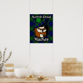 Clan MacKay Scottish Tartan Poster (Keuken)