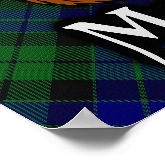 Clan MacKay Scottish Tartan Poster (Hoek)