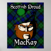 Clan MacKay Scottish Tartan Poster (Voorkant)