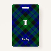 Clan MacKay Tartan Badge (Voorkant)