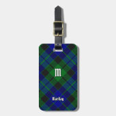 Clan MacKay Tartan Bagagelabel (Voorkant verticaal)