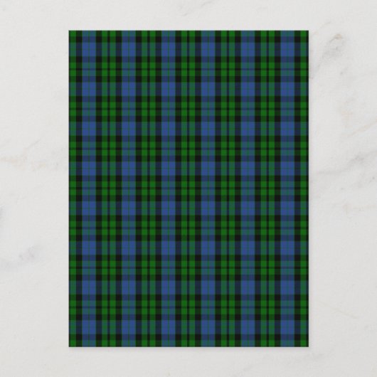 Clan MacKay Tartan Briefkaart (Voorkant)