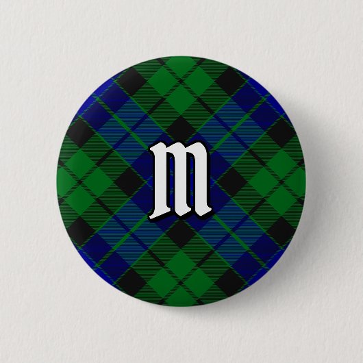 Clan MacKay Tartan Button (Voorkant)