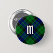 Clan MacKay Tartan Button (Voorkant /achterkant)