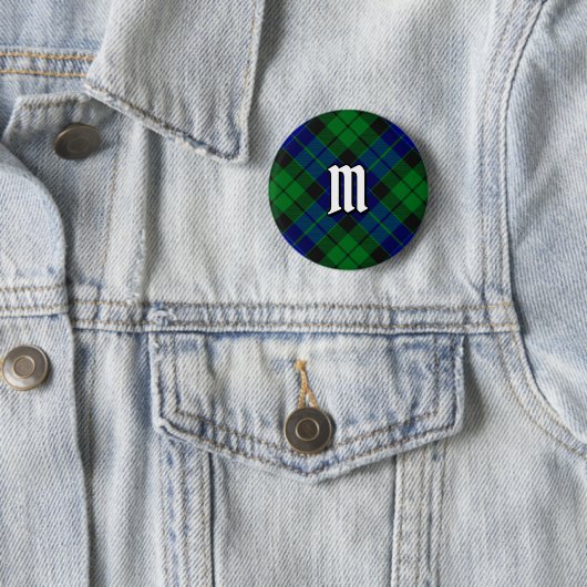 Clan MacKay Tartan Button (In situ)