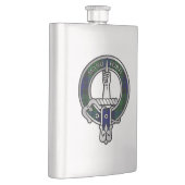 Clan MacKay Tartan Crest Flacon (Rechts)