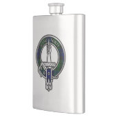 Clan MacKay Tartan Crest Flacon (Links)