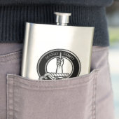 Clan MacKay Tartan Crest Flask Flacon (Voorbeeld)