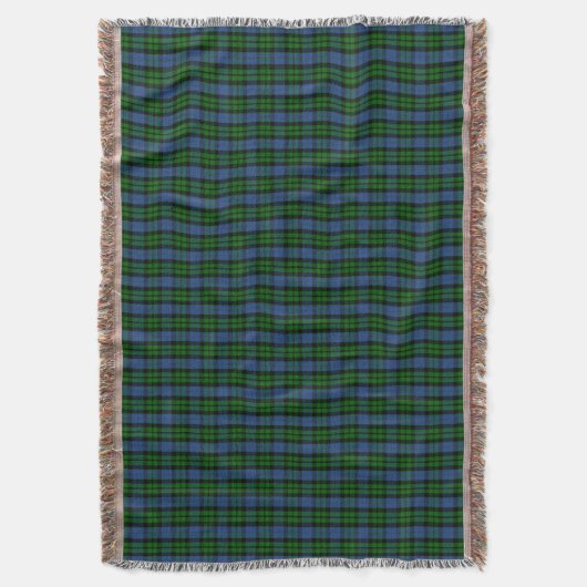 Clan MacKay Tartan Deken (Voorkant Verticaal)