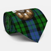 Clan MacKay Tartan en Sporran Stropdas (Opgerold)