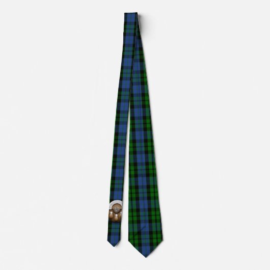Clan MacKay Tartan en Sporran Stropdas (Achterkant)