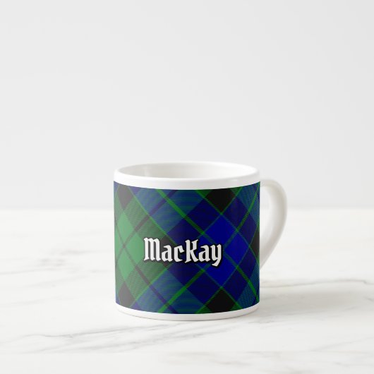 Clan MacKay Tartan Espresso Kop (Voorkant rechts)
