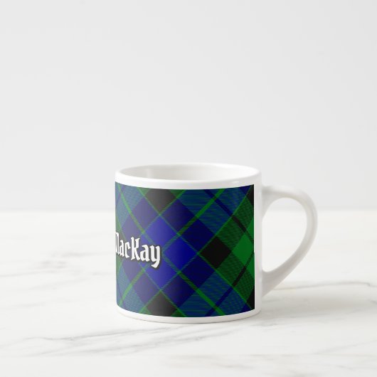 Clan MacKay Tartan Espresso Kop (Rechts)