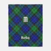 Clan MacKay Tartan Fleece Deken (Voorkant)