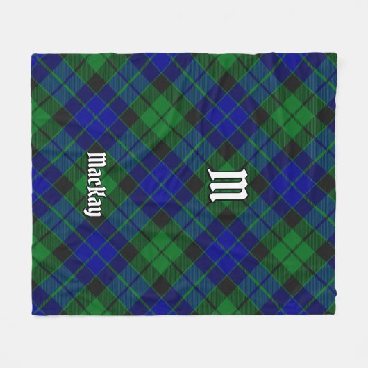 Clan MacKay Tartan Fleece Deken (Voorkant (Horizontaal))