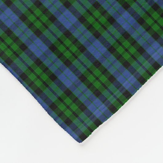 Clan MacKay Tartan Fleece Deken (Hoek)