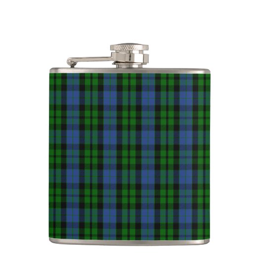 Clan MacKay Tartan Heupfles (Voorkant)