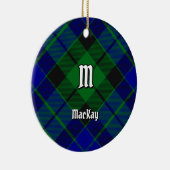 Clan MacKay Tartan Keramisch Ornament (Rechts)
