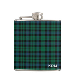 Clan MacKay Tartan Monogram Heupfles