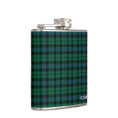 Clan MacKay Tartan Monogram Heupfles (Rechts)