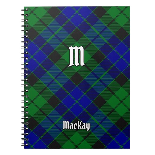Clan MacKay Tartan Notitieboek (Voorkant)
