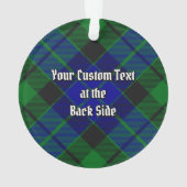 Clan MacKay Tartan Ornament (achterkant)