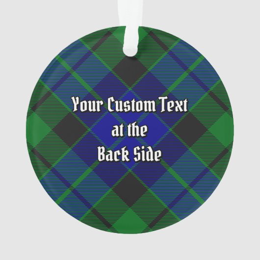 Clan MacKay Tartan Ornament (achterkant)