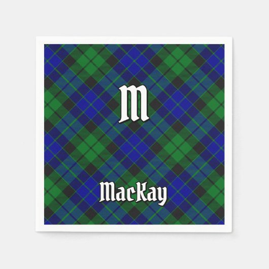 Clan MacKay Tartan Servet (Voorkant)