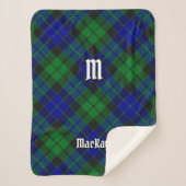 Clan MacKay Tartan Sherpa Deken (Voorkant)