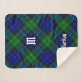 Clan MacKay Tartan Sherpa Deken (Voorkant (horizontaal))
