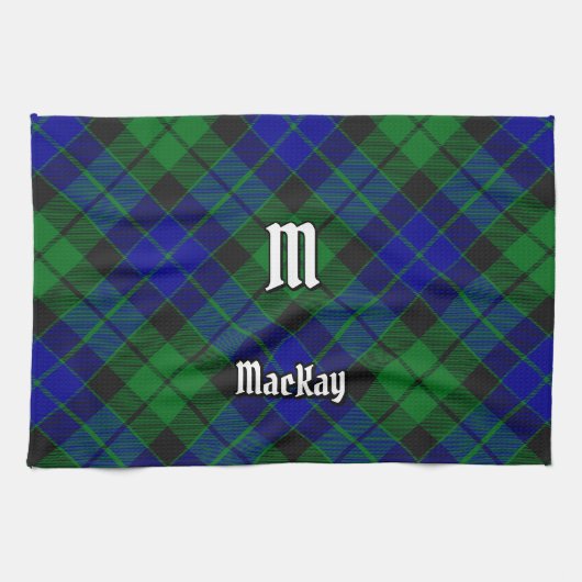 Clan MacKay Tartan Theedoek (Horizontaal)