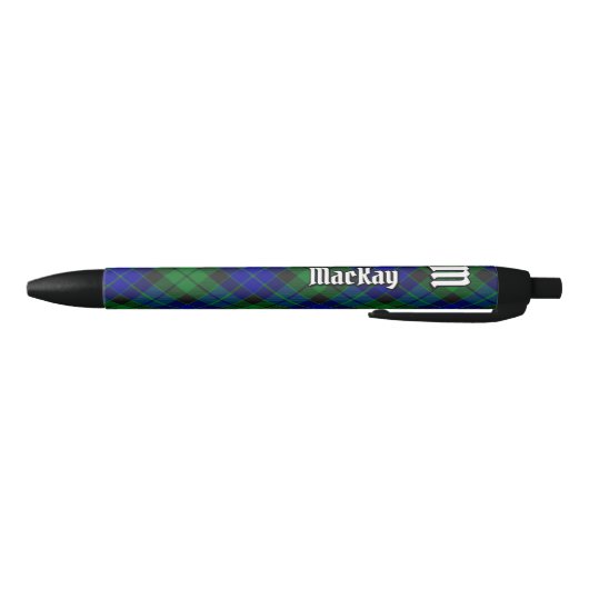 Clan MacKay Tartan Zwarte Inkt Pen (Bodem)