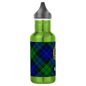 Clan MacKay Wapen over Tartan Waterfles (Links)